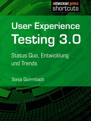 cover image of User Experience Testing 3.0